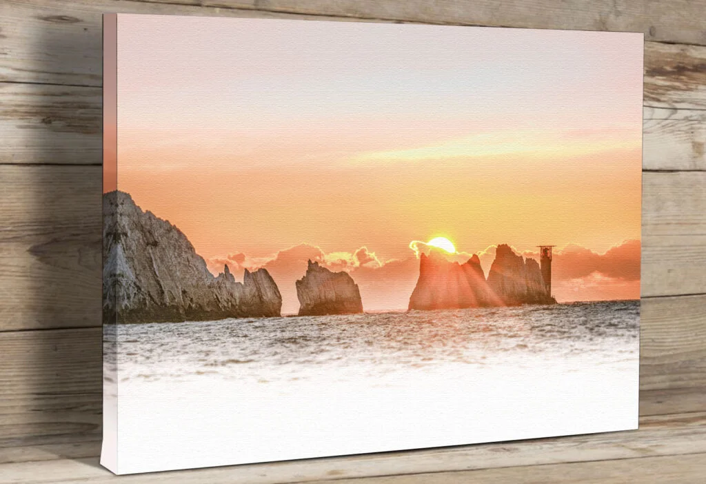 west wight photography canvas wrap