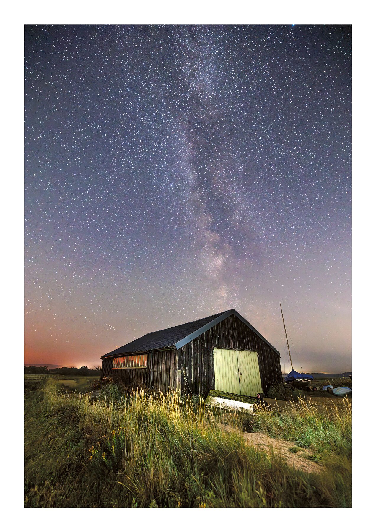 Newtown Creek Milky Way Print: Isle of Wight Night Sky Art