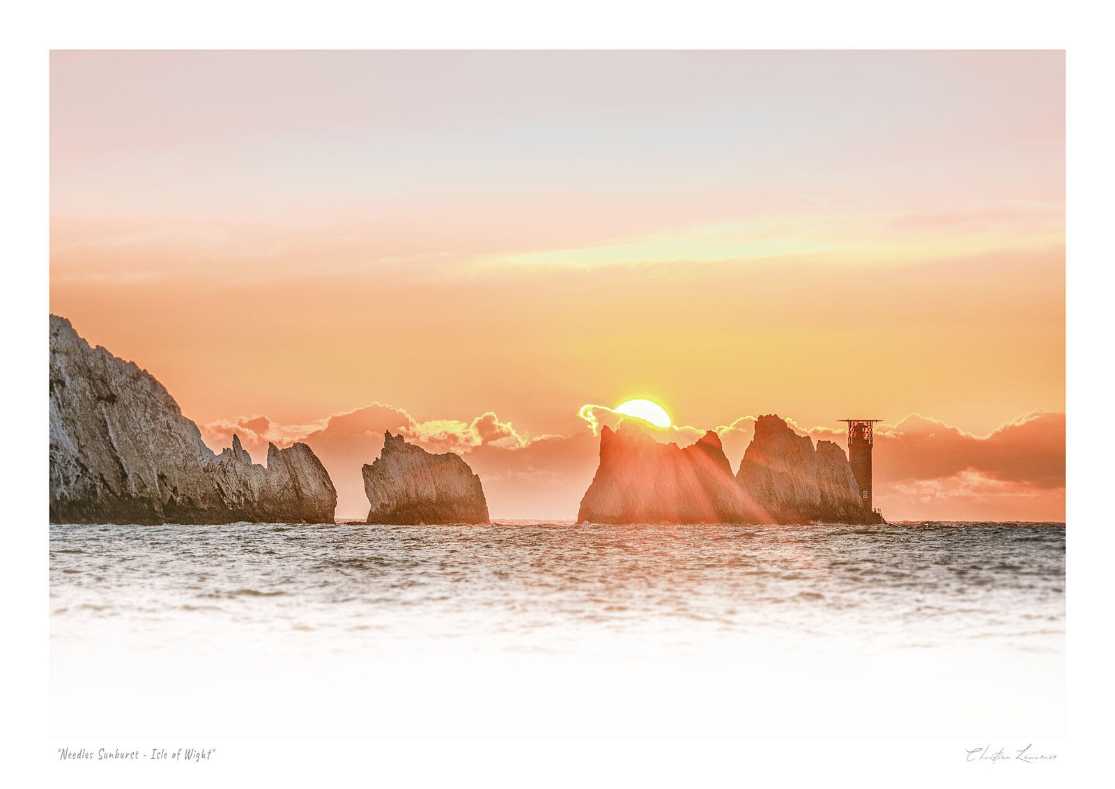 Sunset at The Needles – A View to Remember