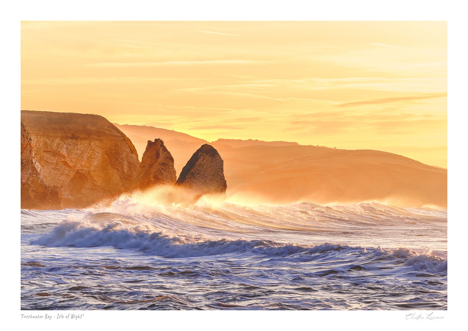 Freshwater Bay & Tennyson Down Prints in Available Light – Isle of Wight