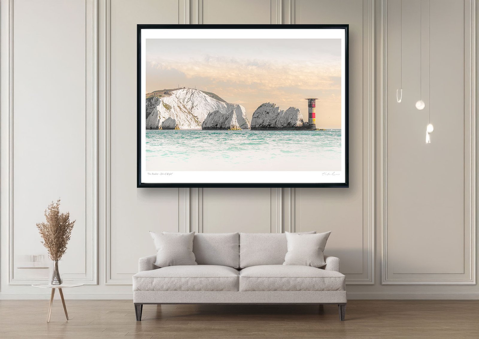 The Needles & Lighthouse – Isle of Wight Art Print - Image 2