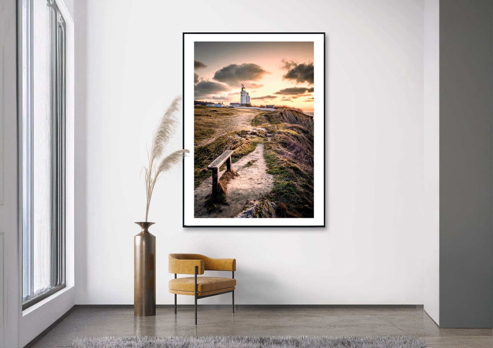St Catherine’s Lighthouse Coastal Print
