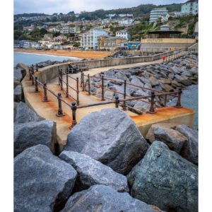 Ventnor Harbour & Seawall Isle of Wight Print