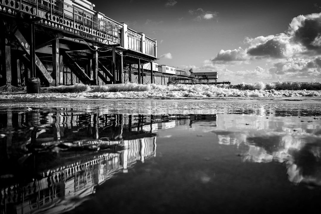sandown bay pier art prints