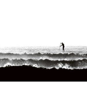 Paddle Boarder Compton Bay | Limited Edition Fine Art Print | Isle of Wight