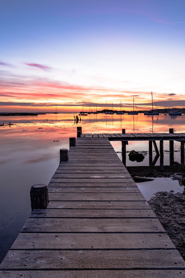 Sunrise Over Newtown Creek Jetty, Isle of Wight – Canvas & Fine Art Print