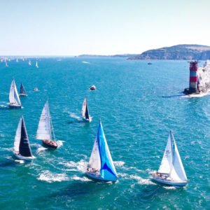 needles lighthouse round the island race