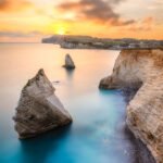 Freshwater Bay at Sunset, Isle of Wight – Fine Art Print, Canvas & Jigsaw Puzzle