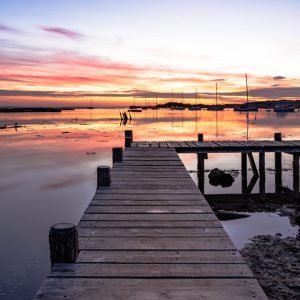 Sunrise Over Newtown Creek Jetty, Isle of Wight – Canvas & Fine Art Print